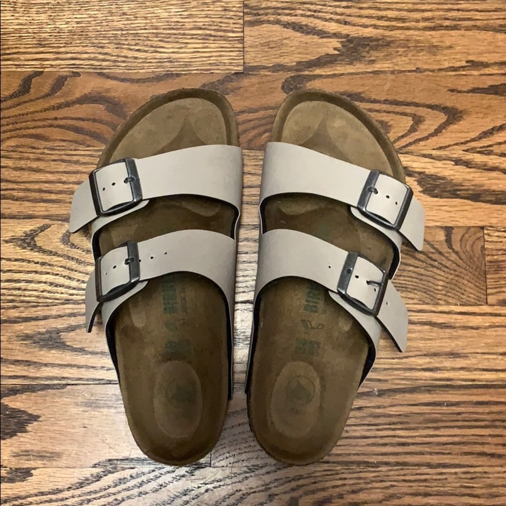 Classic light tan Birkenstock sandals